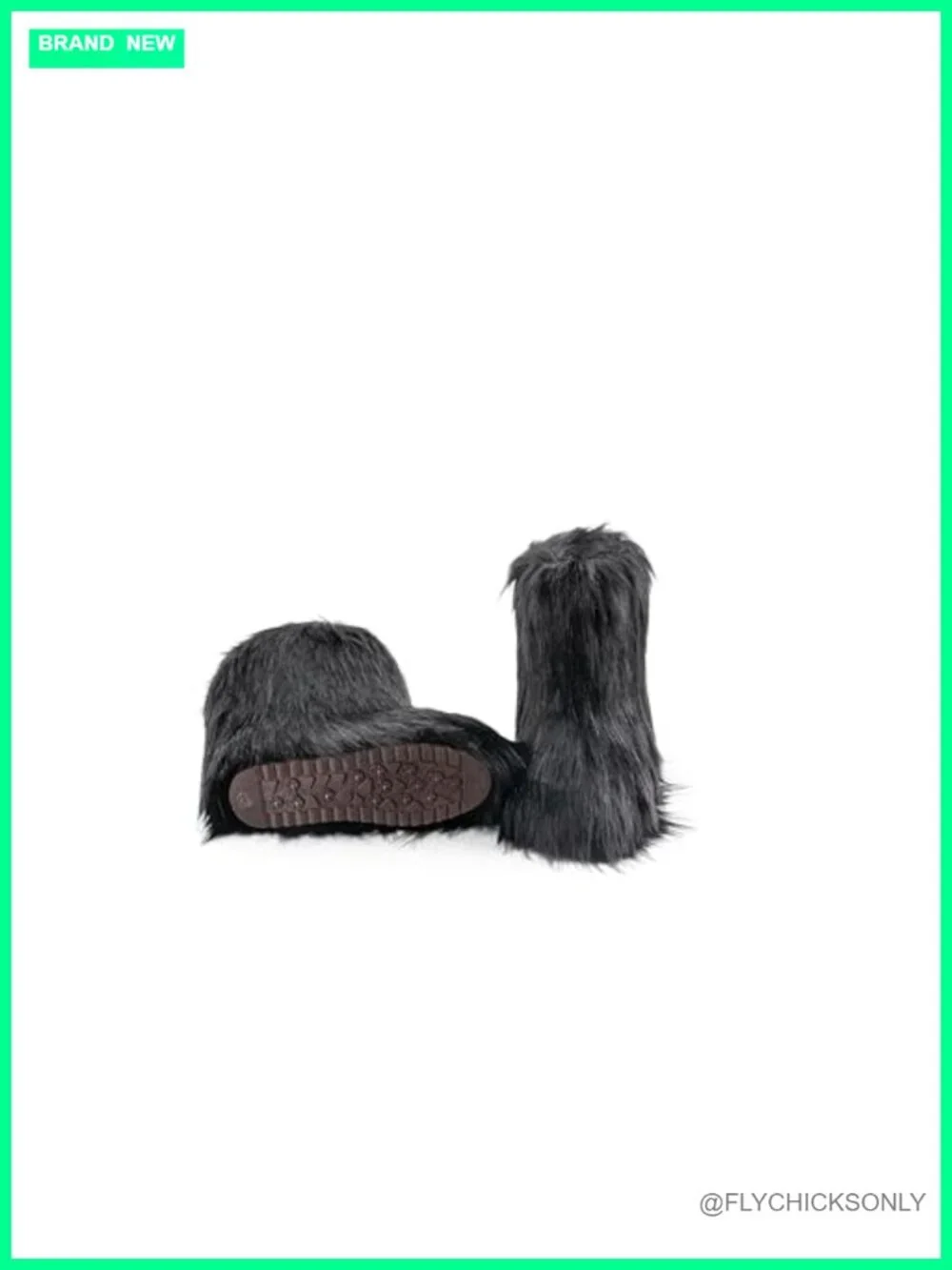Faux Fur Mid-Calf Snow Boots Warm Comfy Winter Boots
